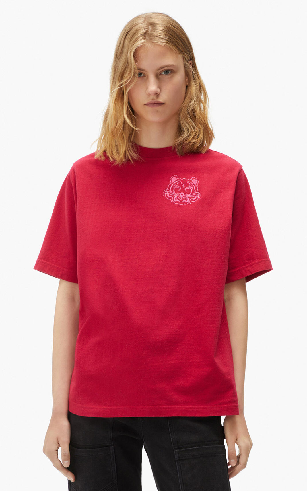 Camisetas Kenzo RE/relaxed casual Mujer Oscuro ONW057826